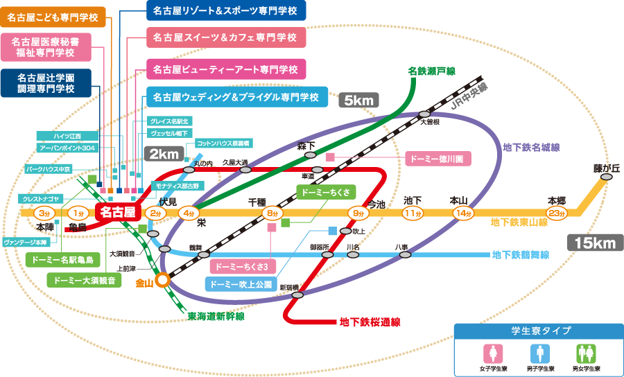 ひとり暮らし路線Map